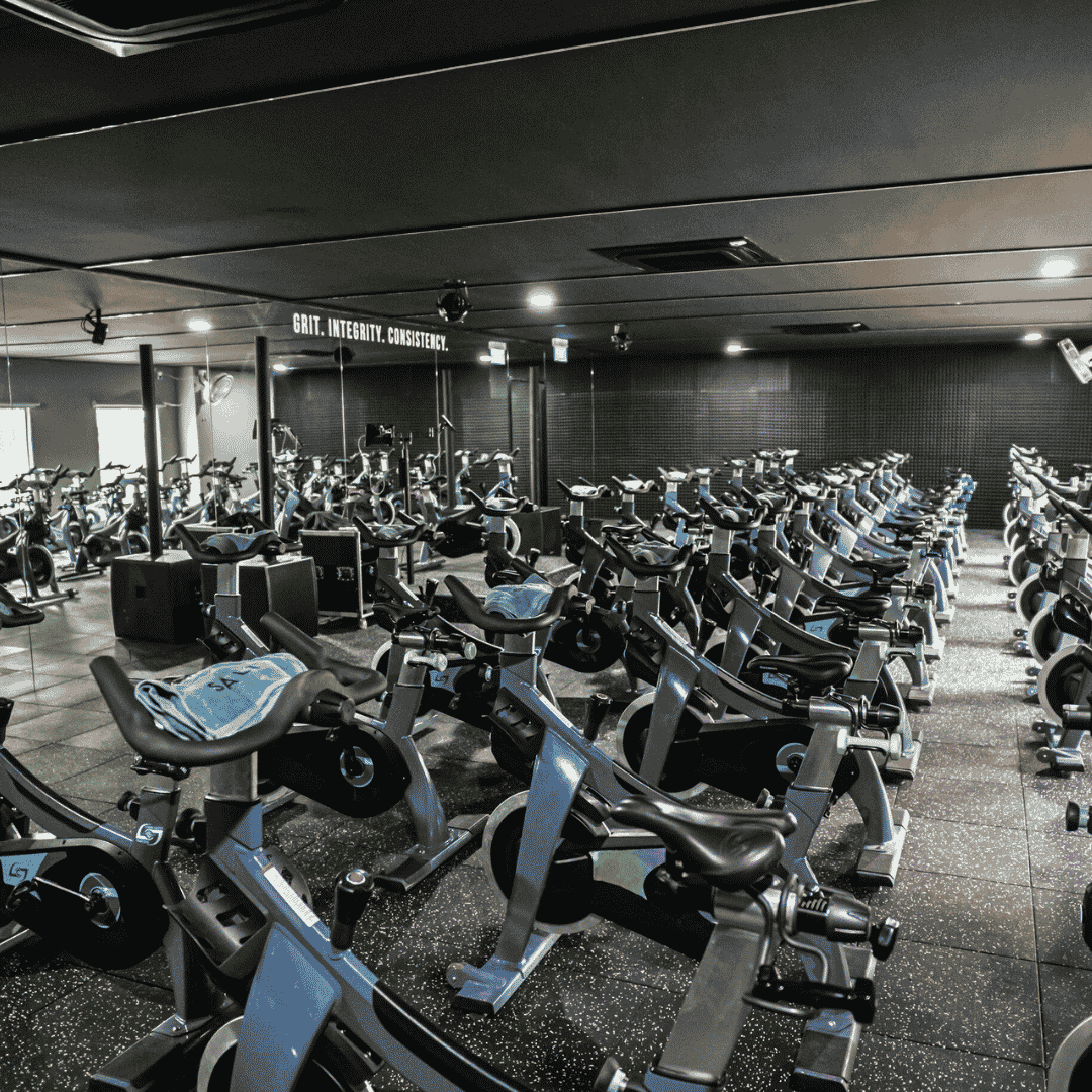 Ride room at SALT Fitness for spin classes